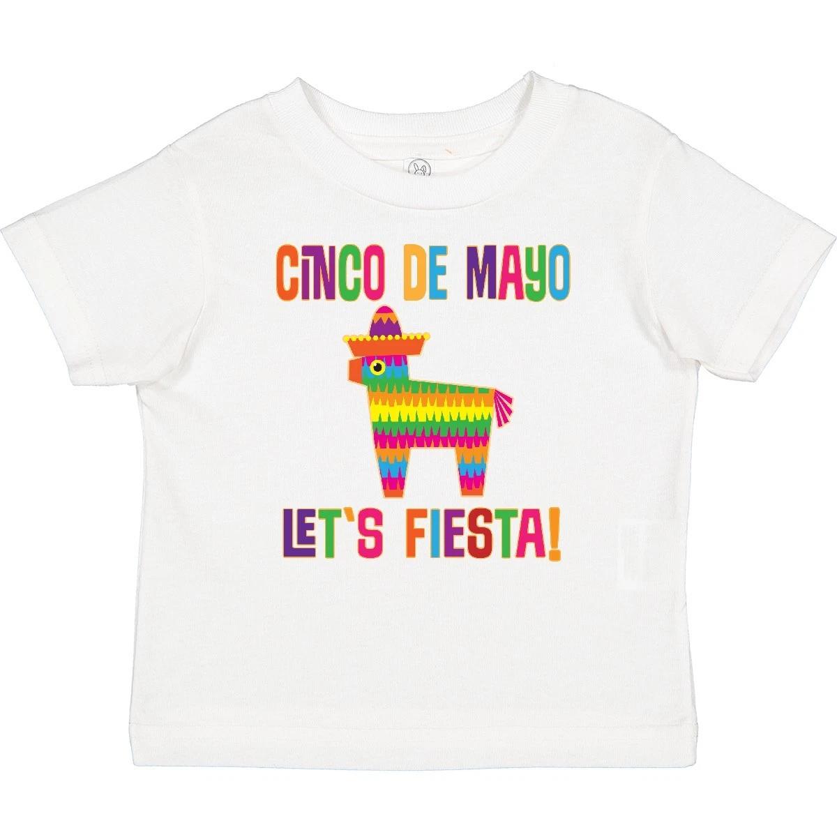 Inktastic Cinco De Mayo Pinata Lets Fiesta Baby T-Shirt May 5 5th Latino Mexico 120