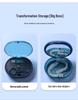 Dual-Layer Magnetic Retainer Box with Mirror - Portable Denture Storage