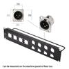 Xlrs Panel Adapter 3Pin Male Female Connectors Durability For Professional Sound Systems Studio Stage Installations