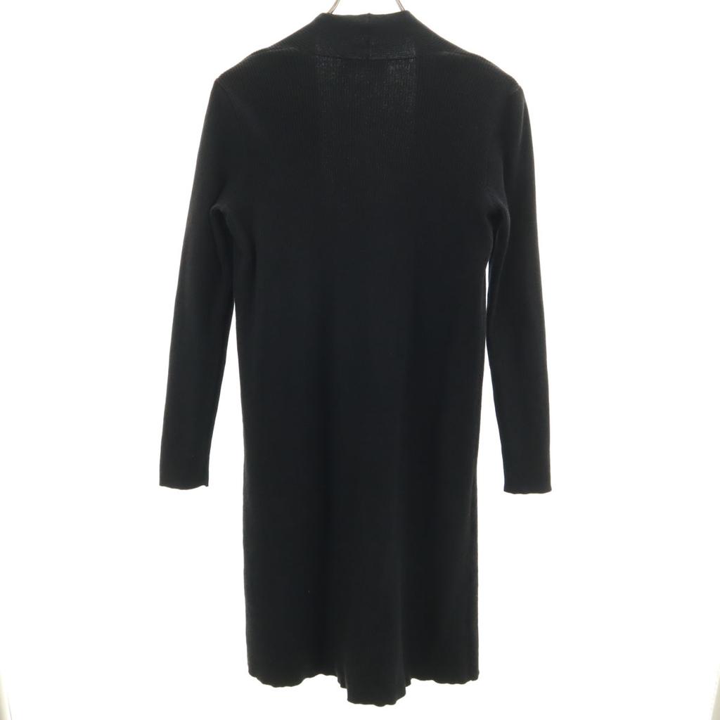 LAUREN RALPH LAUREN Long sleeve Long Rib knit cardigan XS black Women Used
