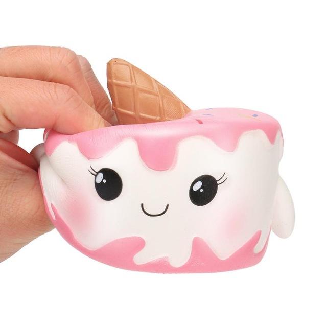 Kawaii Jumbo Cartoon Cake Slow Rising Cream Scented Stress Reliever Toys 4.30