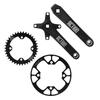 Bike Crankset 38T Narrow Wide Chainring with 170mm Crank Arms 36T To 38T Guard Plate Mountain Bike Crank Set