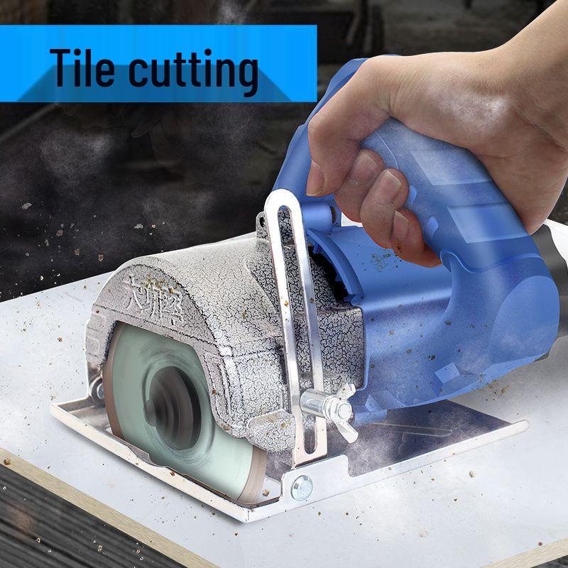Compact Multifunction Chainsaw: High-Power Tile Groove & Wood/Marble Cutter