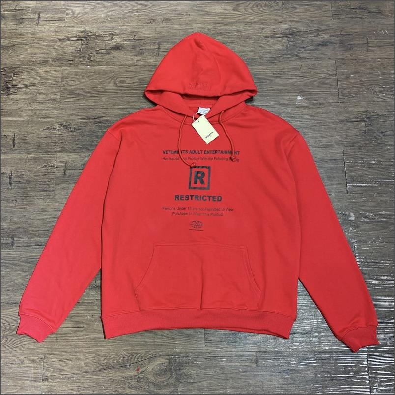 VTM Vitmeng Unisex Loose Casual Hoodie with Letter Print & Embroidery