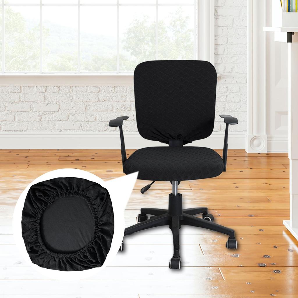 Elastic Office Chair Cover Universal Stretchable Removable for Office Home