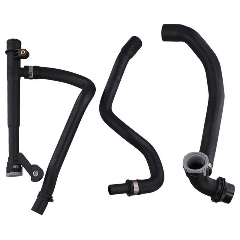 Oil Cooler Outlet Hose Set-Bottom To Water Pump-3PCS For Land Rover LR2 Volvo Radiator Pipe LR005563 LR005564 LR005566