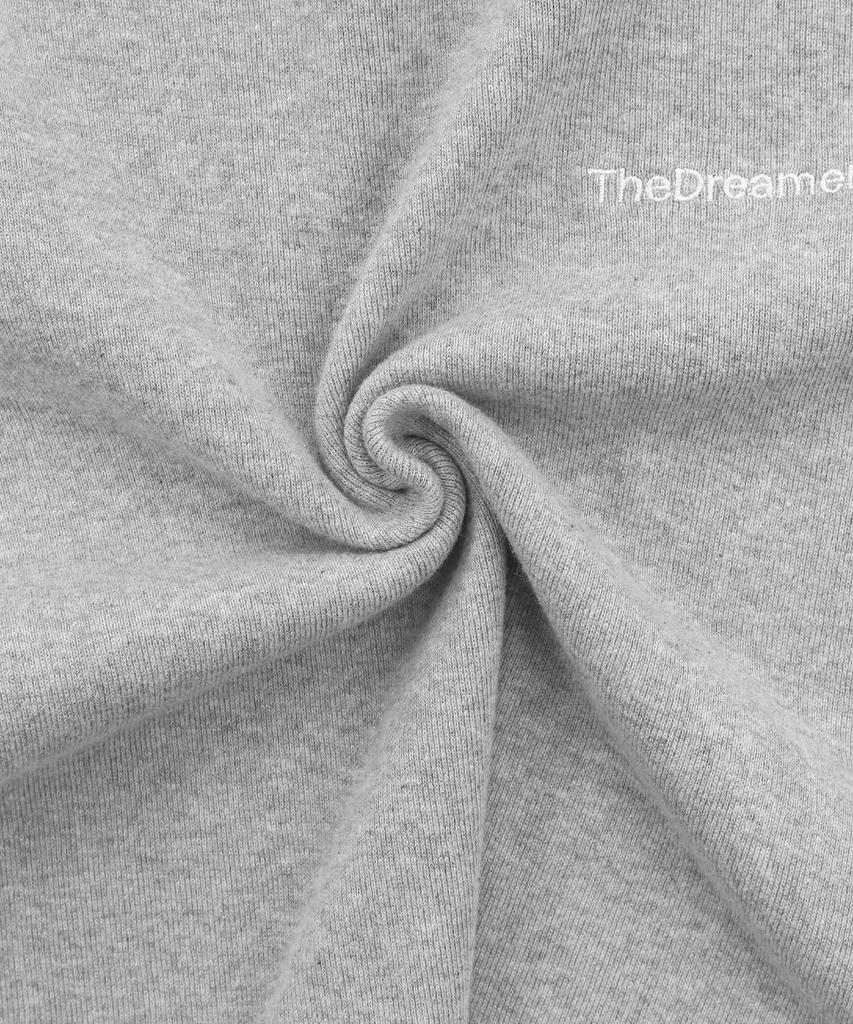 Deodeulimeo Healing Cotton Short Sleeve T-Shirt Melange Gray