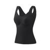 Womens Thermal Vest Built In Bra Braless Heattech Seamless Layering Winter Top