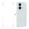 For Xiaomi Redmi Note 13 Pro 5G/Xiaomi Poco X6 5G Case Matte TPU Phone Cover with Lens Film+9H Glass Protector
