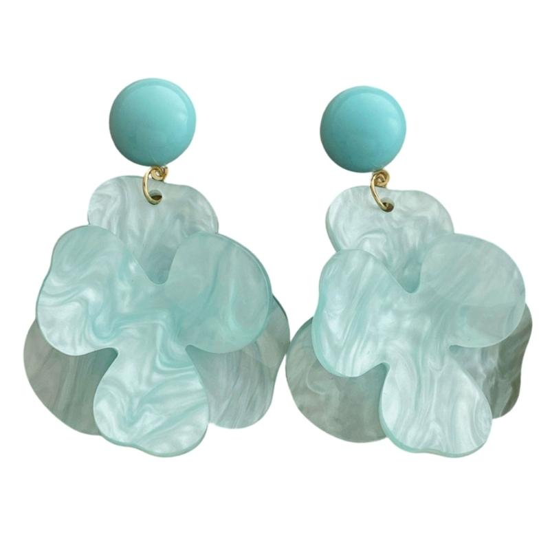 Elegant Flower Earrings Women Pendant Earrings Comfortable Wear Ear Jewelry Suitable for Daily and Formal Occasions Wear