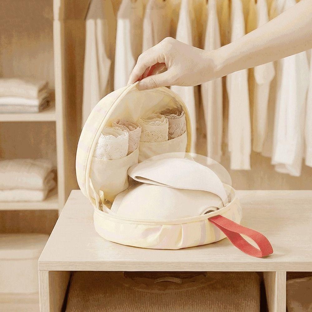 Handheld Underwear Storage Bag Folding Lingerie Pouch Portable Underwear Packing Cube  Travel