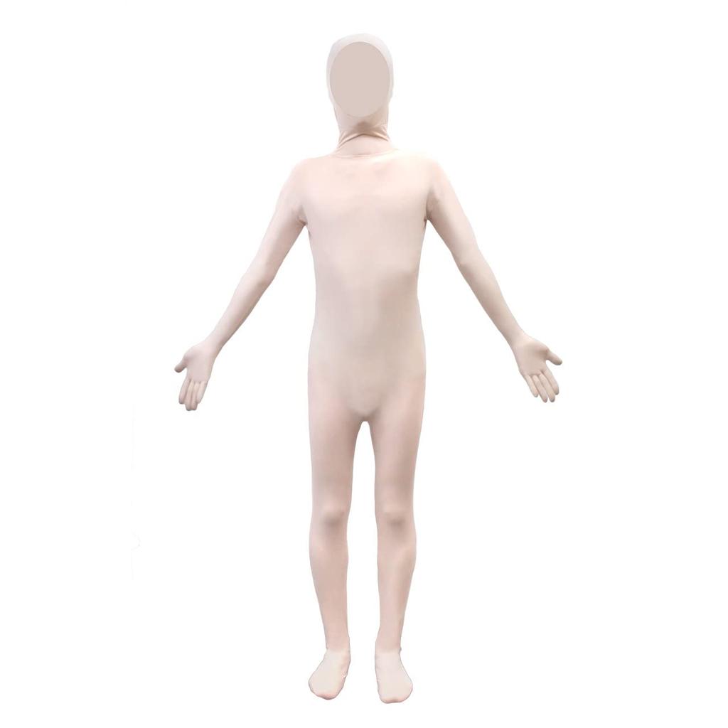 Munimuni Manufacturing Full Body Zentai Natural Unisex Kigurumi-specific Suit, Color, (XS)