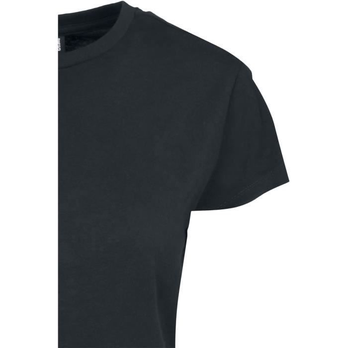 T-Shirt Basique Boxe Femme - URBAN CLASSICS - Noir - 100% Coton - Manches courtes - Regular