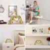 Heart-shaped gesture statue Resin Love Gesture Statues Sculptures Desktop Ornament Sculpture Figurines Office Home Decoration