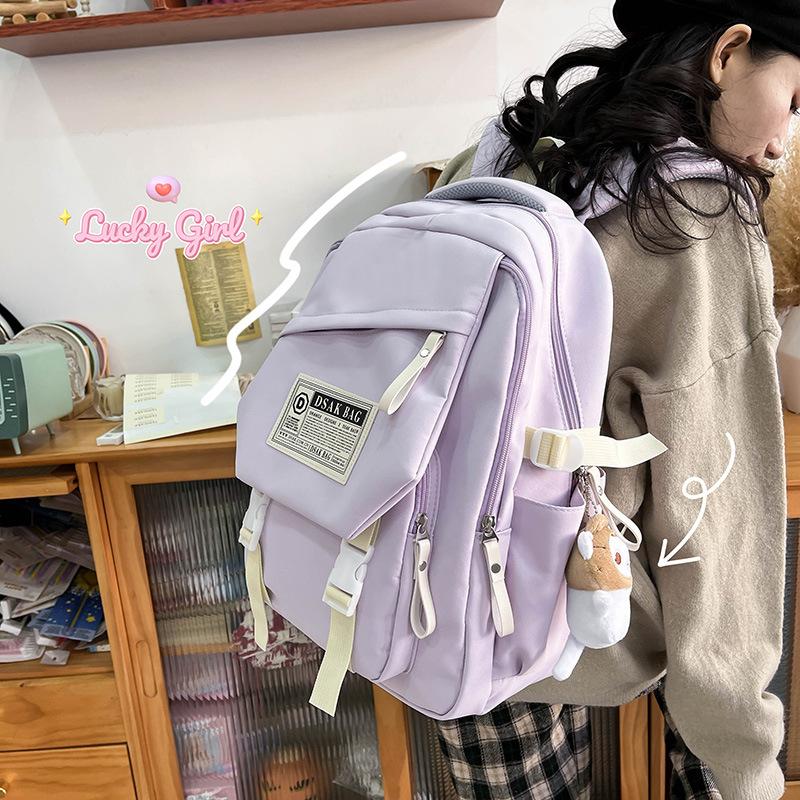 Рюкзак большой емкости студенческий школьный рюкзак для путешествий на открытом воздухе — фото 5