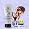 The Man Company Beard & Hair Growth Cream for Men, Infused with Redensyl & Nettle Leaf, Regrows & Nourishes, 75Gm