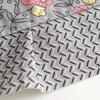 Atmungsaktive Halbschürze mit Taschen Wasserabweisende Küchen-Taillenschürze zum Kochen, Gärtnern, als Kellnerin, Blumenmuster, Verstellbar, Back-, Catering-Schürze