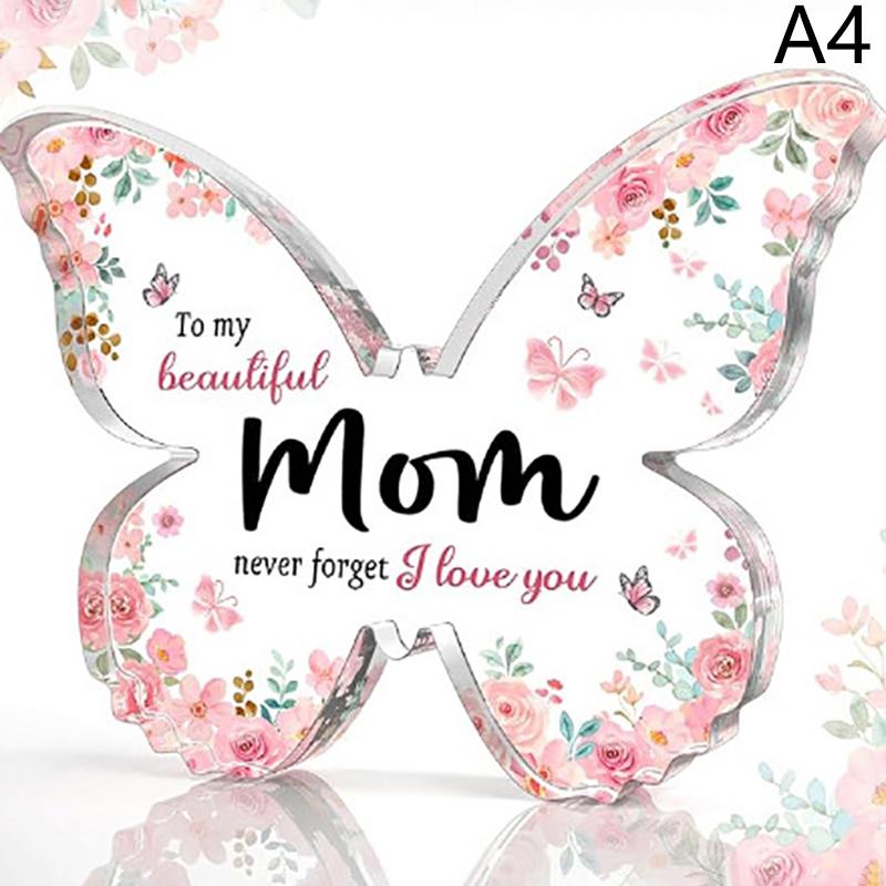 

Прозрачные акриловые украшения Подарки маме Пазл В форме сердца Акриловая табличка Подарок на День матери День рождения От дочери Сына Детей A4