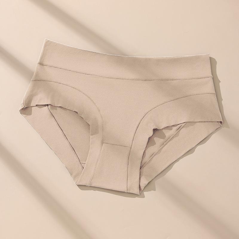 

Женские трусики из молочного шелка с высокой талией большого размера, трусики дофаминовых цветов, антибактериальная ластовица, женские трусики-слипы 3XL бежевый