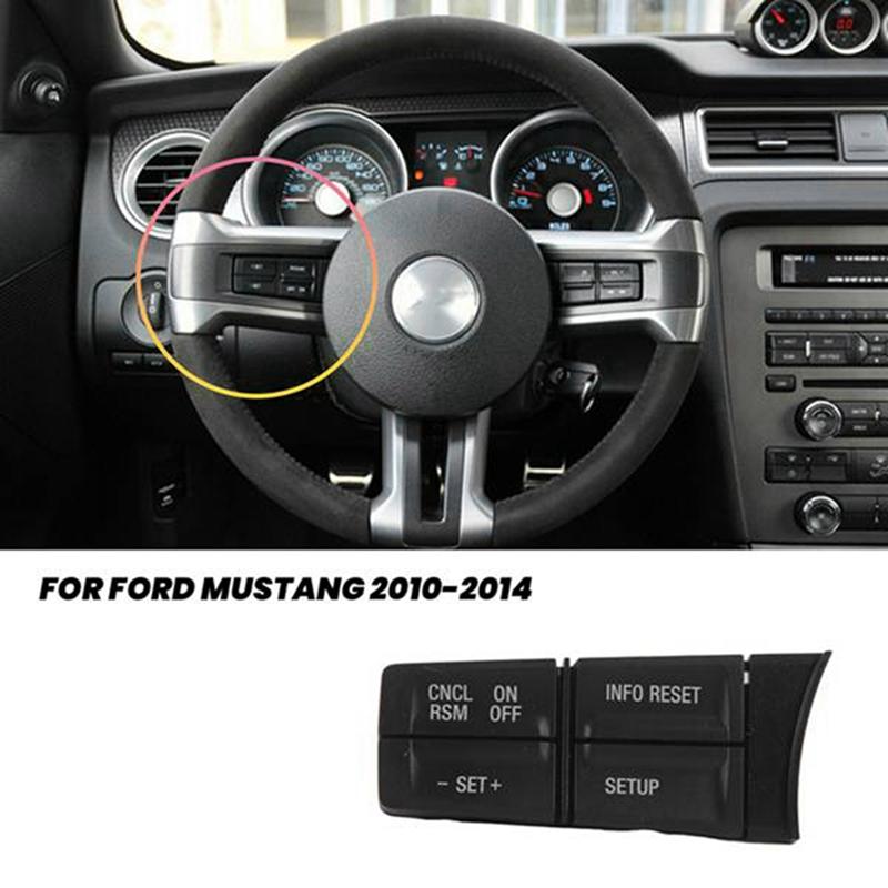 Car Left Steering Wheel Cruise Switch For Ford Mustang 2010-2014 DR3T-9E740-EBW чёрный