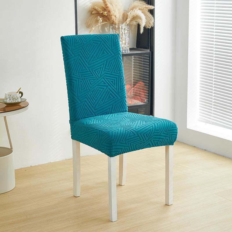 Thickened Skirt-Free Chair Cover All-Inclusive Elastic Backrest Seat Integrated Dining Chair Protective Cover Household