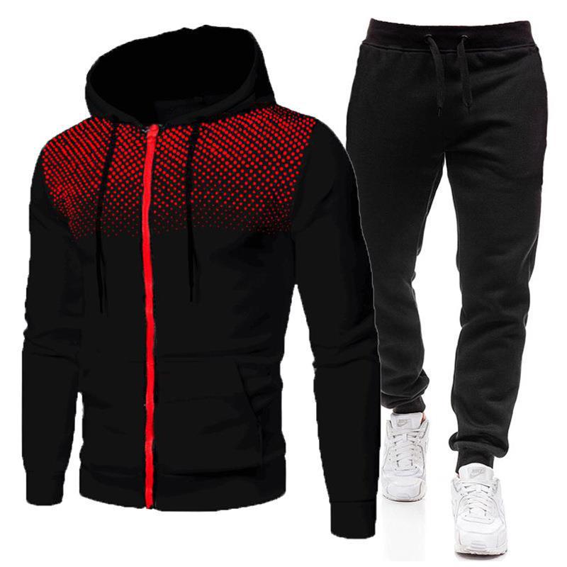 Unisex 3D Digital Print Fleece Hoodie & Sweatpants Set 2023