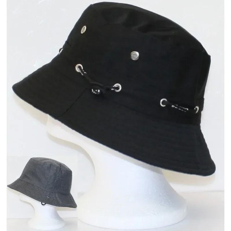 Fashion Solid Color Summer Sunscreen Breathable Mountaineering Bowl Hat Fishermen's Hats Minimalist Outdoor Leisure Sunshade Hat