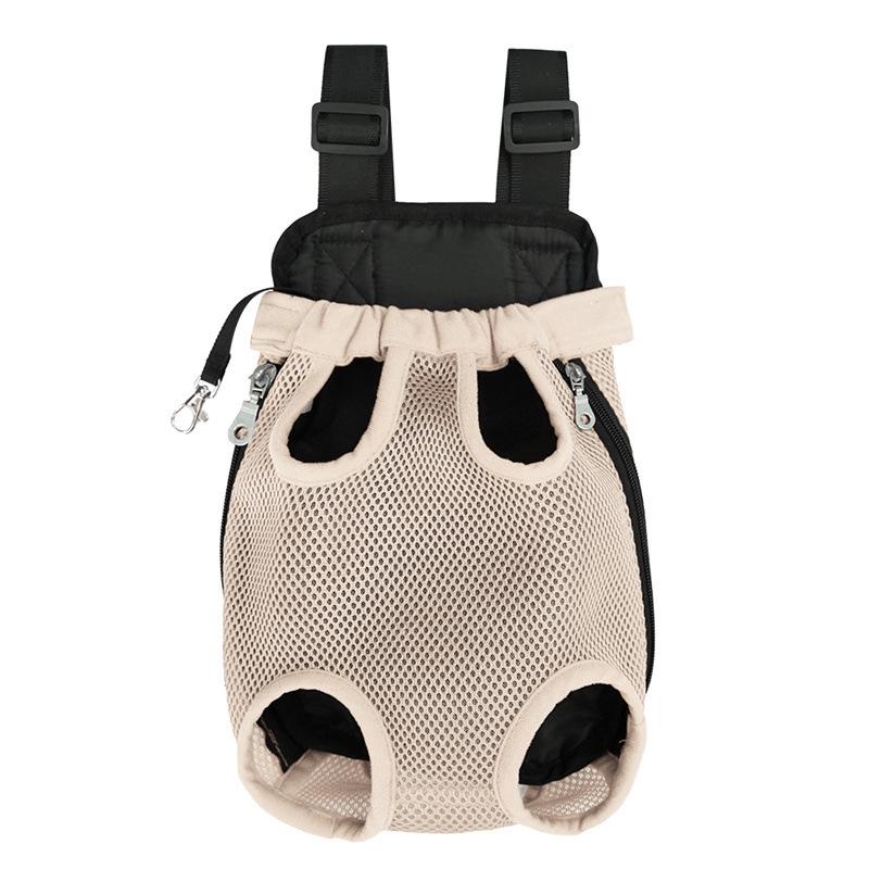 Portable Mesh Backpack for Small and Medium Pets - Breathable and Comfortable for Dogs and Cats
