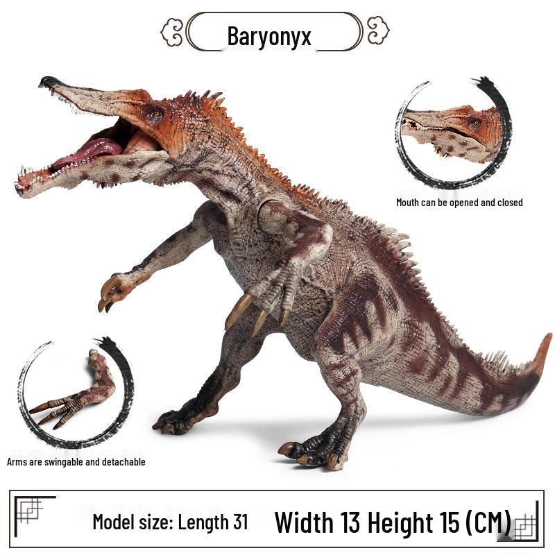 Jurassic Baryonyx Dinosaur Model Toy for Children – Solid Plastic Figurine
