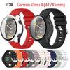 Silicone Band with PC Case Cover for Garmin Venu 4 41mm Smartwatch Watchband Bracelet for Garmin Venu4 45mm