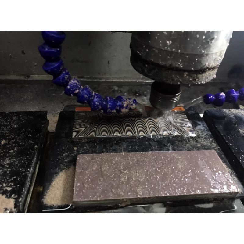 1 kus G10 sklolaminátová šablona nůž DIY výroba materiál na rukojeť černá/hnědá/olivově zelená oranžová G10 skvělý maskáčový vzhled nůž