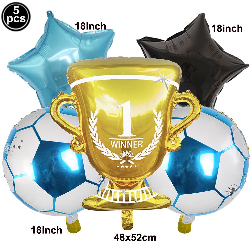 Standing Soccer Foil Balloon Kids Football Theme Birthday Party Baby Shower Decor Football Club Decor Supplies Boys Gifts