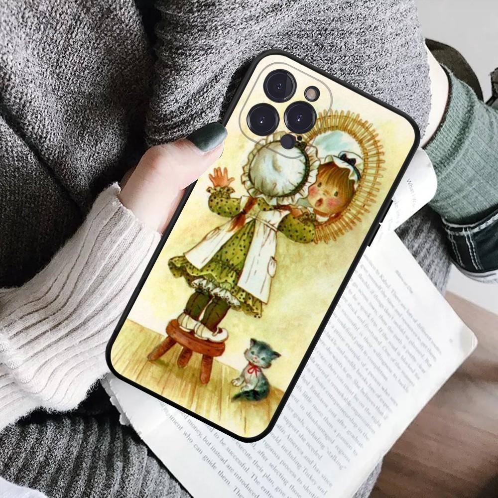 Sarah Kay Girls Phone Case For IPhone 16 15 8 7 6 6S Plus X SE XR XS 14 11 12 13 Mini Pro Max Mobile Case
