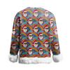 Women's Casual Fashion Christmas Retro Print Long-Sleeve Sweatshirt
