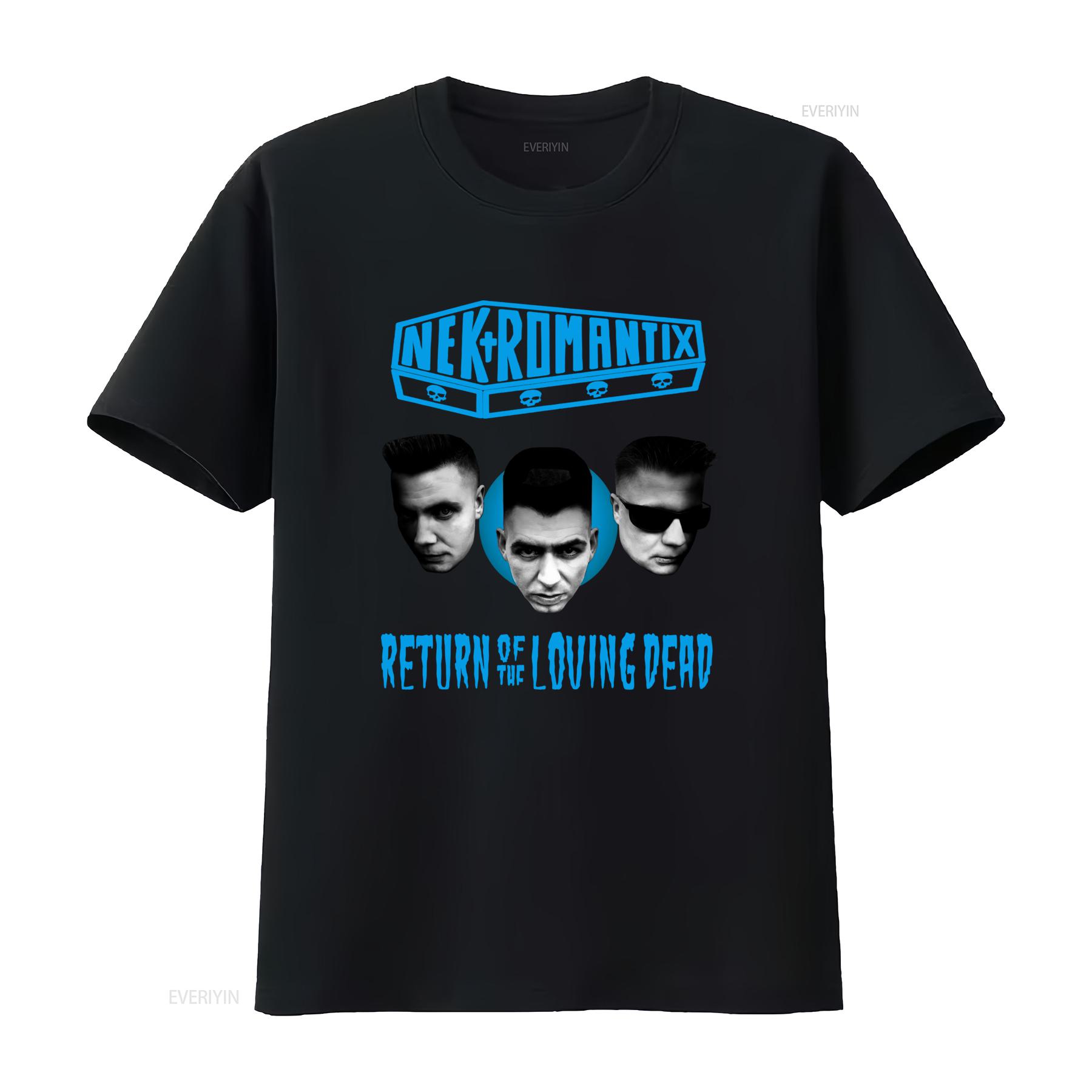

Vintage Nekromantix Return of The Loving Dead T Shirt Small 00s Psychobilly Punk Rock Danish Horror Gothic vintage Washed 4XL