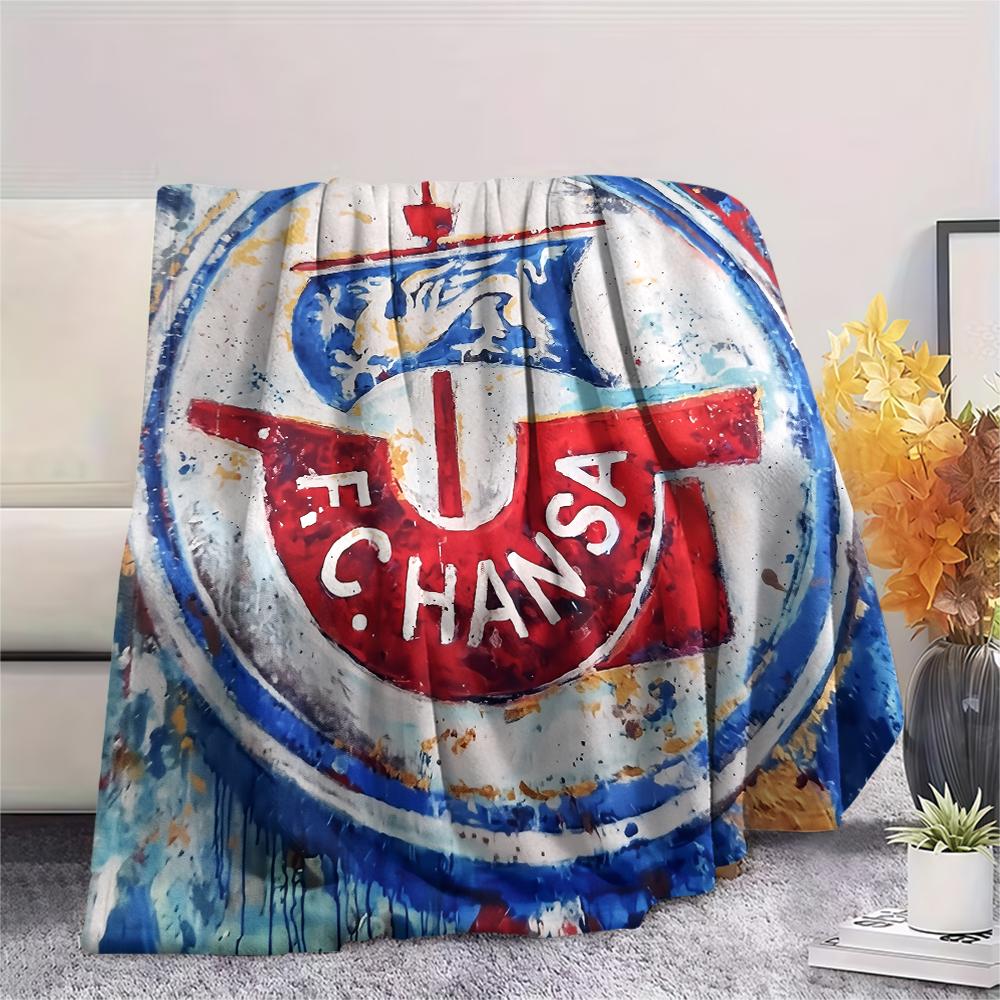 Hansa team,pattern Flannel Blanket, High quality Comfortable for All Seasons, Home Decor, Warmth and Comfort, Perfect for Gifts.