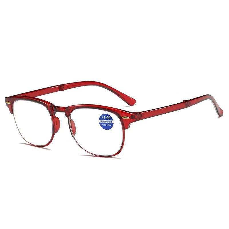 New Personalized Mini Retro Round Frame Reading Glasses For Men Women Fashion Spring Legs Rejuvenated 133