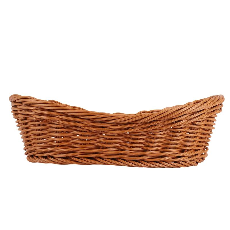 A96I-Wicker Woven Bread Basket Serving Basket Set Of 3,Storage Basket For Food Fruit Cosmetic Storage Table Top And Bathroom