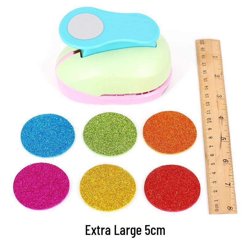 Large Flower Petal Four-Leaf Clover Children's DIY Embosser Machine - Student Journal Punch Tool