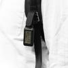 DRETEC Portable Temperature and Humidity with Clock Black Meter, Water-resistant (IPX4), Function,
