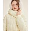 IEF Women's Fashion White Duck Down Jacket