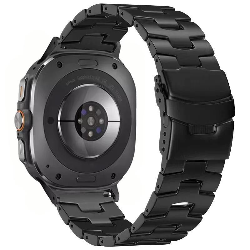 Titanium Strap for Samsung Galaxy Watch Ultra 47mm Smartwatch Lightweight Band Bracelet for Galaxy Watch 8 Ultra Belt Wristband