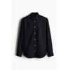 H M Easy Care Regular Fit sHirt Navy Blue