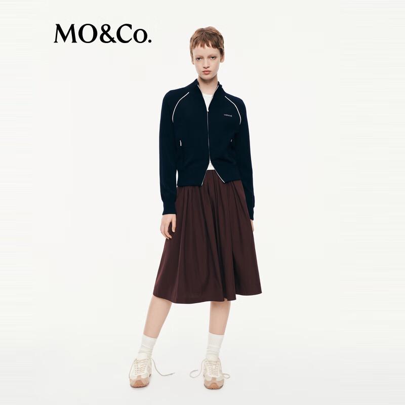 MO&Co. 2025 Autumn Side-Zip A-line Skirt L