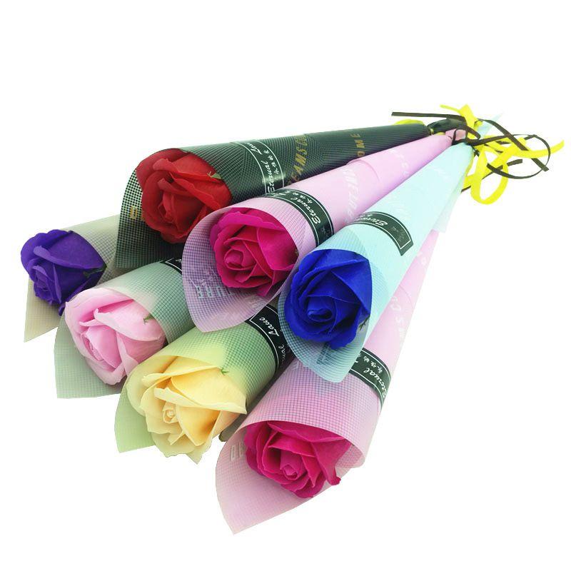 Elegant Soap Rose Eternal Flower Single Bouquet Perfect For Birthday And Valentine's Gifts