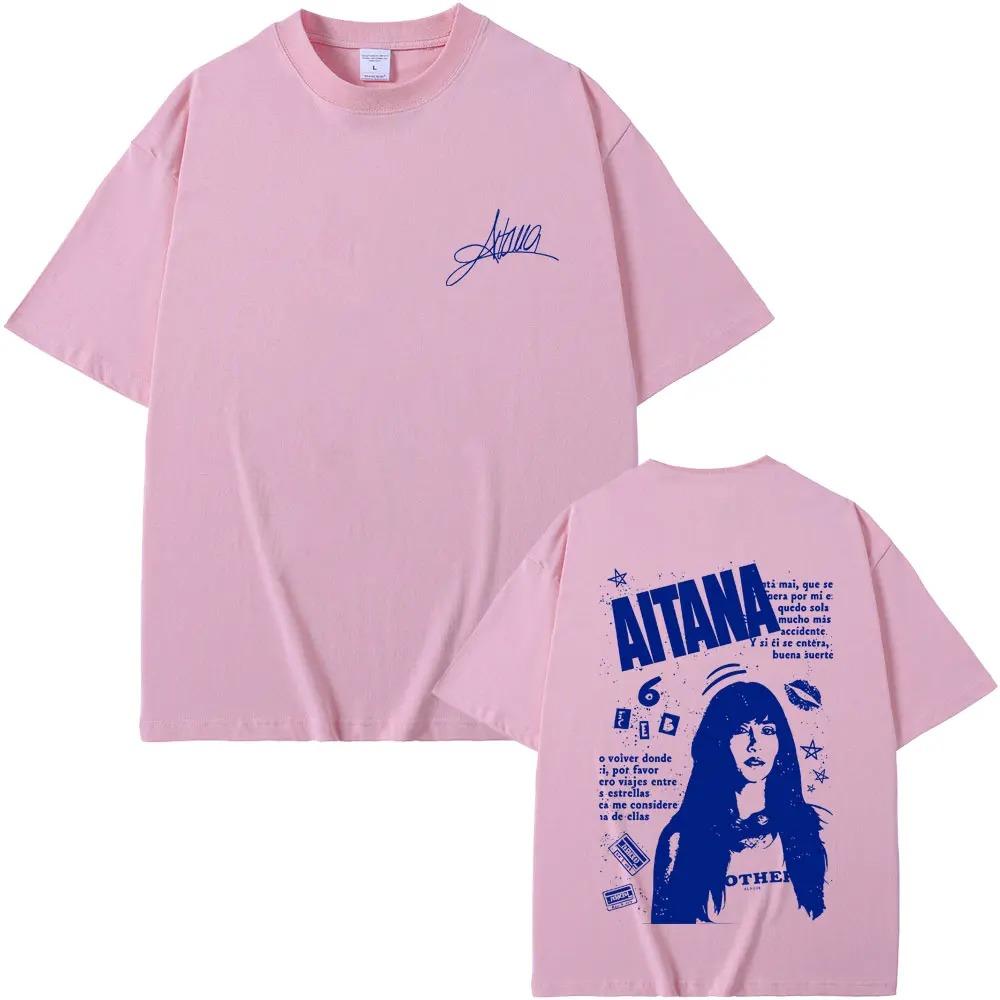 

Aitana Portrait TShirt Cuarto Azul 2026 World Tour Merch Spanish Pop Music Graphic Comfortable Women And Men Tshirts M