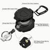 1PC New Badge Holder Carabiner Keychain Tactical ID Holder Retractable Reel Mountaineering Buckle Multiple Tools Accessories