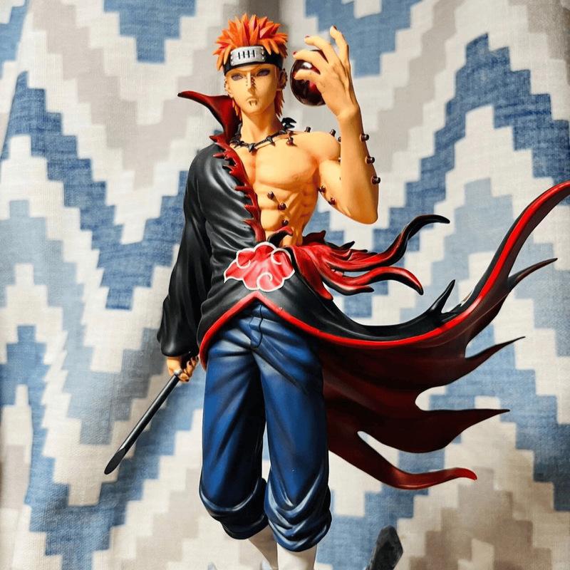 23cm/9in Klasyczne Figurki Anime Naruto Figurka Pain Model Statuetka PVC Kolekcja Dekoracja Ozdoba na Biurko Zabawki Urodzinowe Prezenty