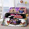 JoJo Bizarre Adventure Flannel Blanket Soft Warm Throw Lightweight Cozy Blanket for Sofa Bed Home Decoration -QJY