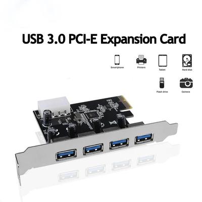 4portová USB 3.0 rozšiřující karta PCI-E PCI Express PCIe USB 3.0 HUB adaptér 5 Gb/s USB 3.0 řadič USB 3 0 PCI e PCIe Express